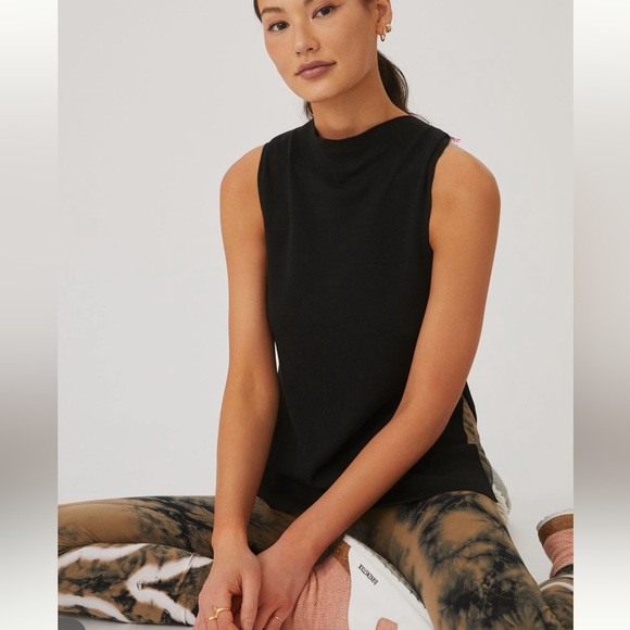 NWT Daily practice by anthropologie sweater tank. Black size m - Picture 1 of 7